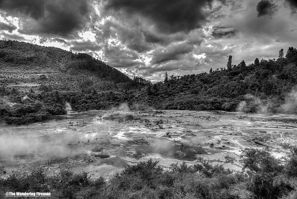Orakei Korako geothermal area of north New Zealand