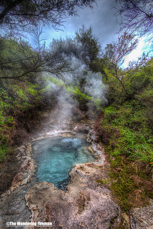 Orakei Korako geothermal areas of northern New Zealand