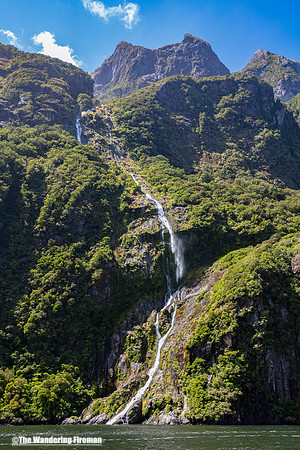 Palisade Falls of Milford Sound New Zealand