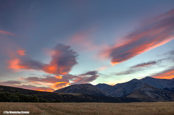 Stunning cloud formation over Arthurs Pass New Zealand 20
