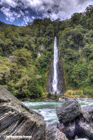 Thunder Creek Falls of New Zealand 3