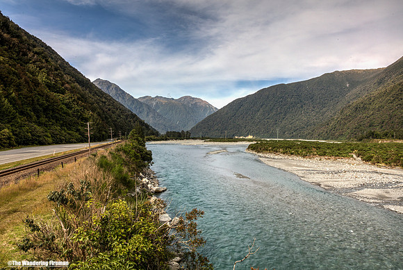 Waimakariri river beauty of New Zealand