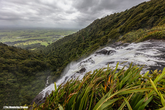 Wairere waterfall in New Zealand