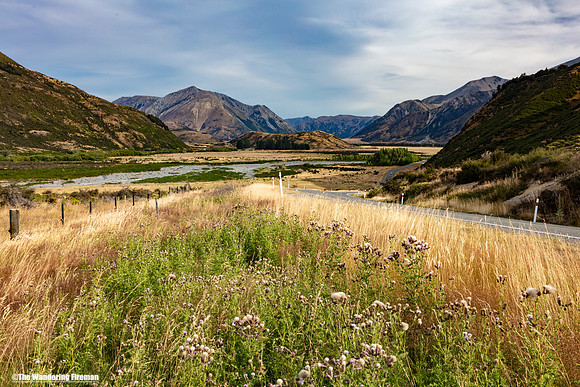 Arthurs Pass scenery of New Zealand