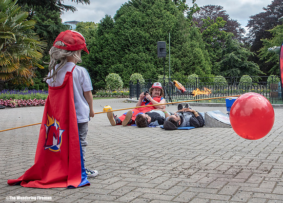 Buskers performing in Christchurch New Zealand