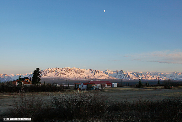 Alaskan Landscape at sunset