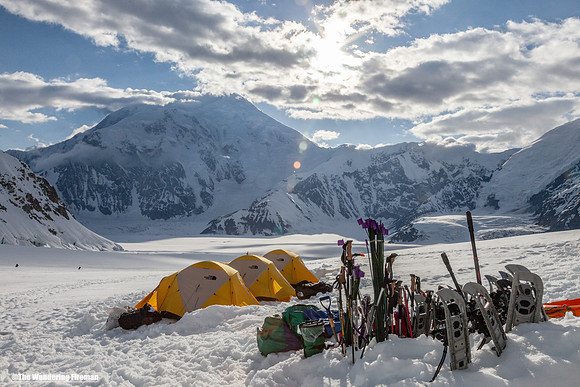 Base camp sharps storage on Denali in Alaska