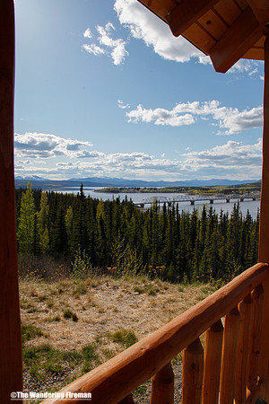 The Nisutlin Bay Bridge crosses Teslin Lake in the Yukon Territory of Canada