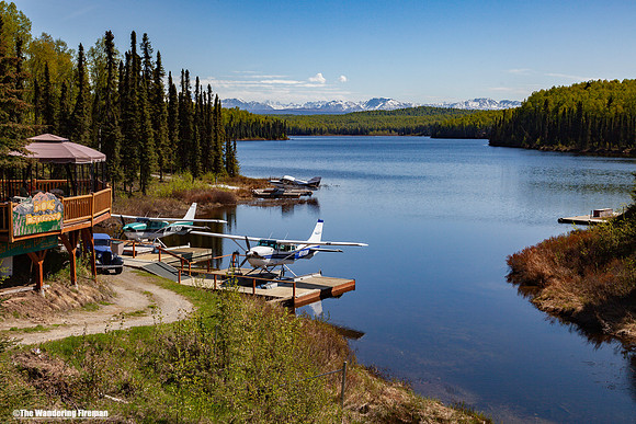 Float planes in Alaska