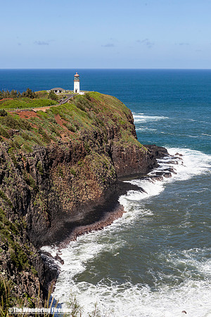 Kilauea lighthouse on Kauai Hawaii
