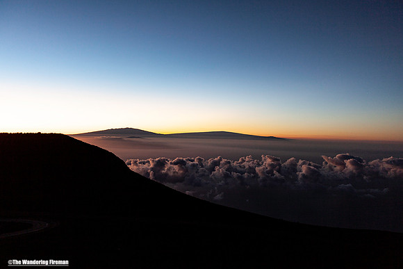 Morning on Haleakala on Maui Hawaii