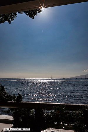 Scene of the ocean in Maui Hawaii
