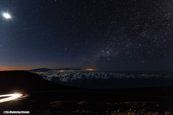 Sunrise over Haleakala in Maui Hawaii