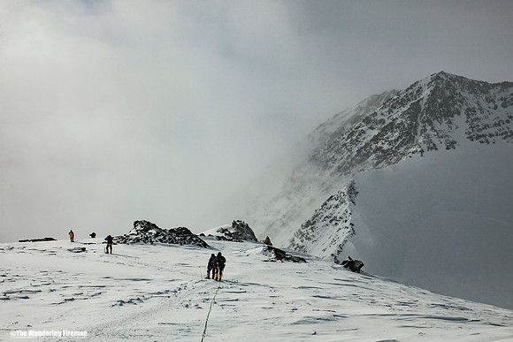 Descending toward Zebra Rocks on Denali, Alaska, the highest mountain in North America 7