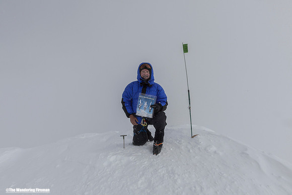 Me, on the summit of Denali, Alaska, the highest mountain in North America