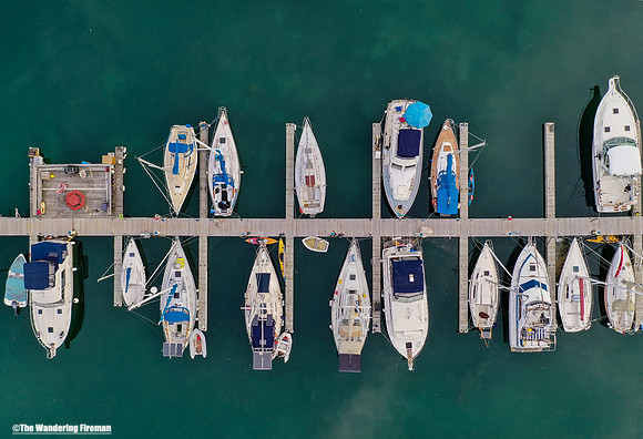 Sailboats in a Bluffers Park Toronto marina