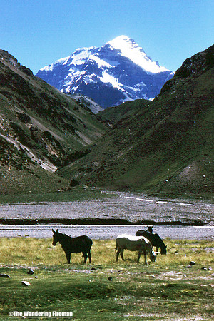 30- Aconcagua, the highest mountain in South America