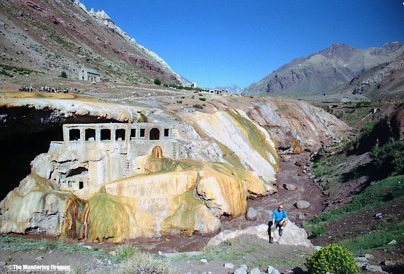 Puente Del Inca ruins in Argentina
