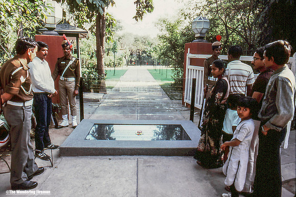 Indira Ghandi murder site in Delhi India