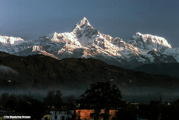 Machapuchare at dawn