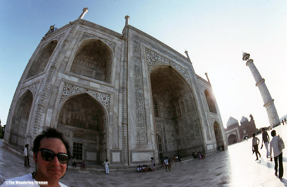 Me in front of the Taj