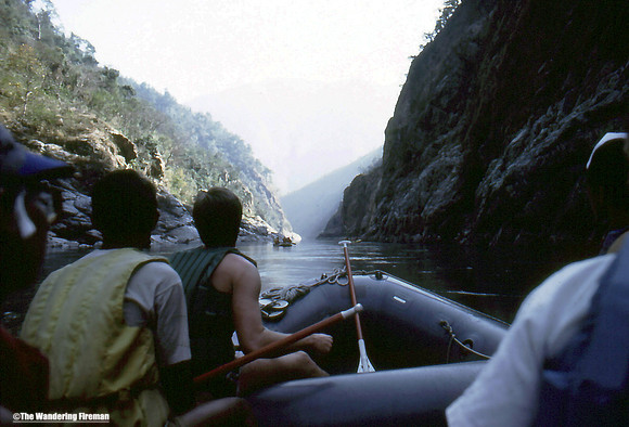 Rafting on the Trishuli river in Nepal