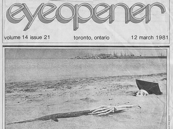 Ryerson Eyeopener newspaper student beach cover