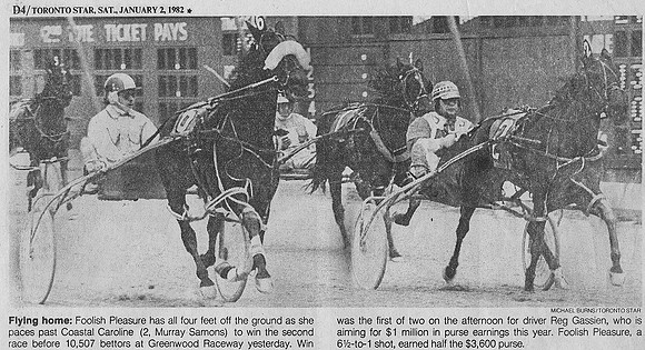 Toronto Star harness racing at Greenwood