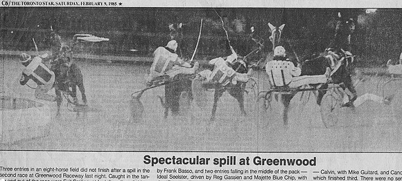 Toronto Star harness racing crash at Greenwood