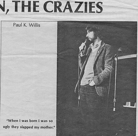 Ryerson Eyeopener image of Paul K. Willis at Yuk Yuk's comedy club in Toronto