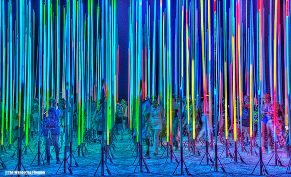Hexatron art project at 2018 Burning Man