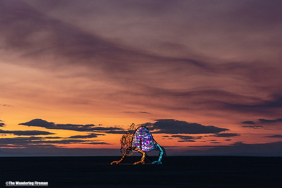 Come-Million! art project at Burning Man in Black Rock City Nevada