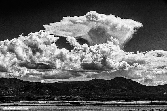 A southern Utah landscape in Infrared