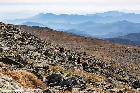 Trekking up Mount Washington in New Hampshire