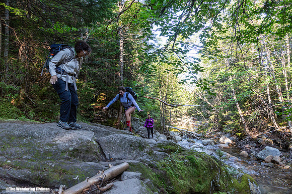 Making our way up Mount Washington in the White Mountains of New Hampshire