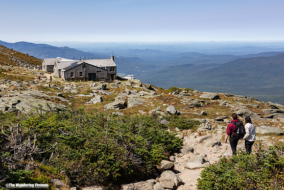 The Lake of the Clouds hut on Mount Washington in the White Mountains of New Hampshire