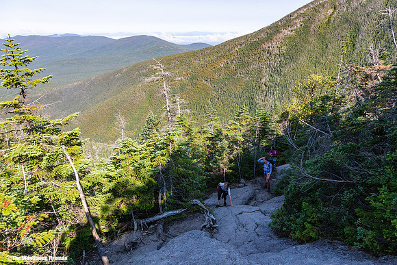 Working our way up Mount Washington in the White Mountains of New Hampshire
