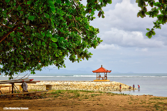 Children by the seashore in Bali Indonesia copy