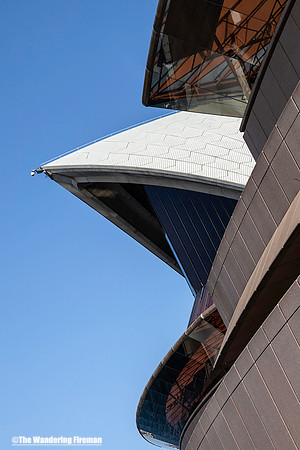 The Sydney Opera House in Sydney Australia abstract image
