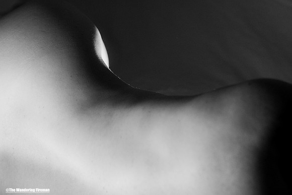 Female monochrome nude