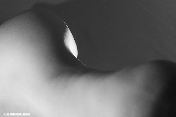 Female Nude in a monochrome image