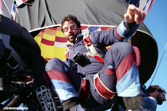 Skydivers making a base jump from a hot air Balloon in Florida-1
