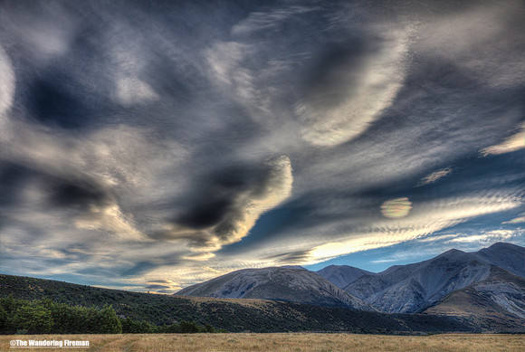 Cloud formations over Arthurs Pass New Zealand 9