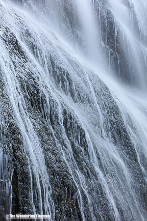 Bridal Veil Falls on the Bridal River of British Columbia Canada