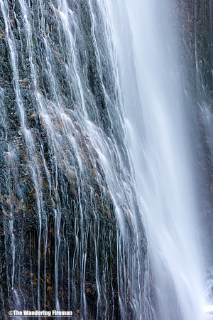 Bridal Veil Falls on the Bridal River of British Columbia Canada