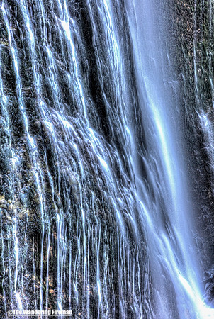 Bridal Veil Falls on the Bridal River of British Columbia Canada
