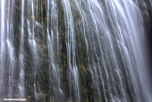 Bridal Veil Falls on the Bridal River of British Columbia Canada