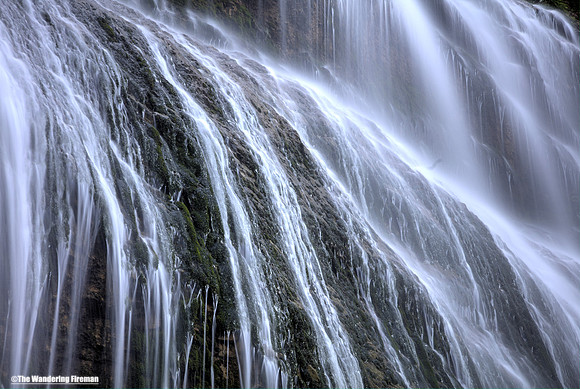 Bridal Veil Falls on the Bridal River of British Columbia Canada