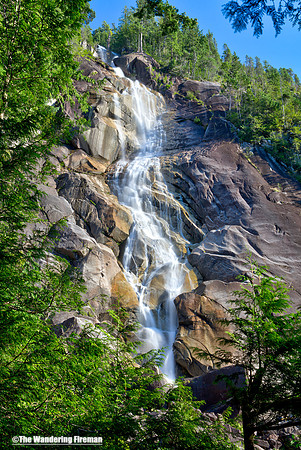 Shannon Falls near Squamish British Columbia Canada
