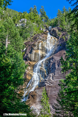 Shannon Falls near Squamish British Columbia Canada